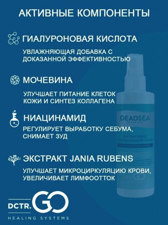 Dctr.Go Очищающий гель для умывания лица с церамидами  250 мл в Новороссийске 